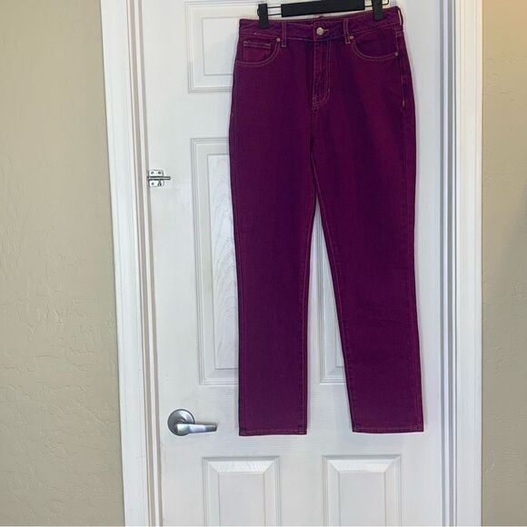 PacSun Mom Jeans Size 25 Magenta Color - Picture 1 of 9